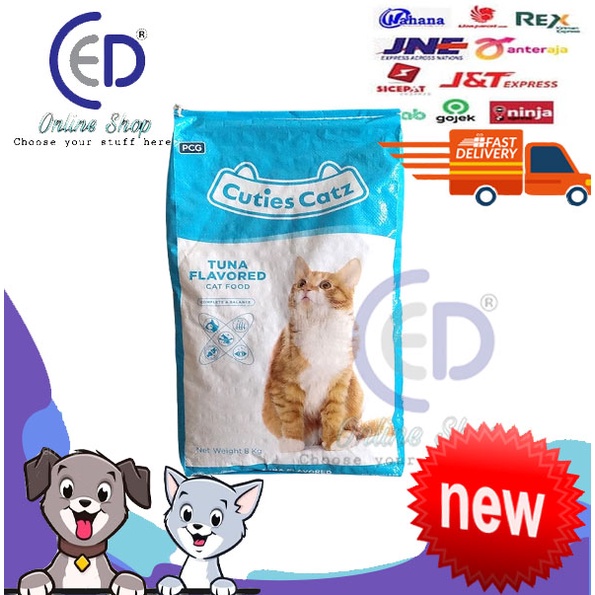 MAKANAN KUCING CUTIES CATZ TUNA 22KG ( KHUSUS GOSEND &amp; GRAB )