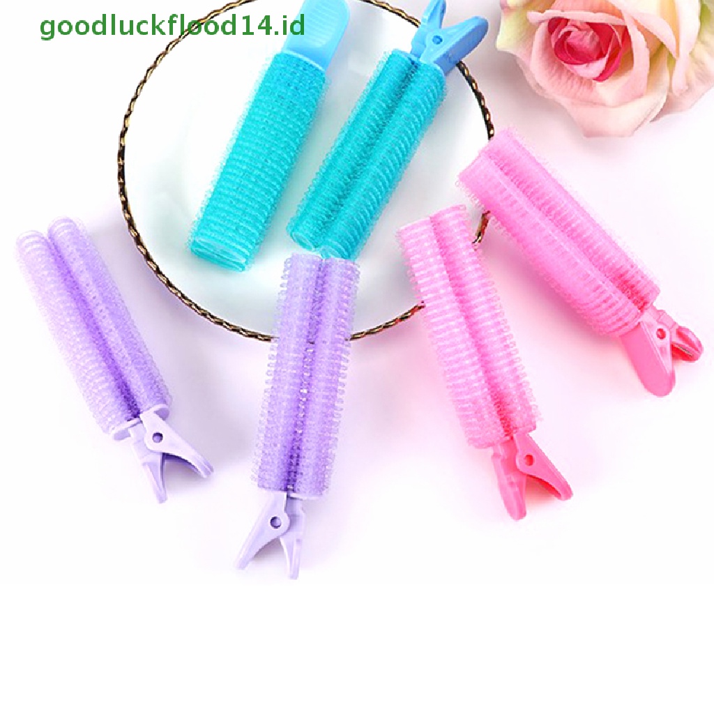 [GOOGFOUR] Hair Root Fluffy Clip Lazy Perm Air Bangs Volume Styling Hairpin Curling Tube [TOP]