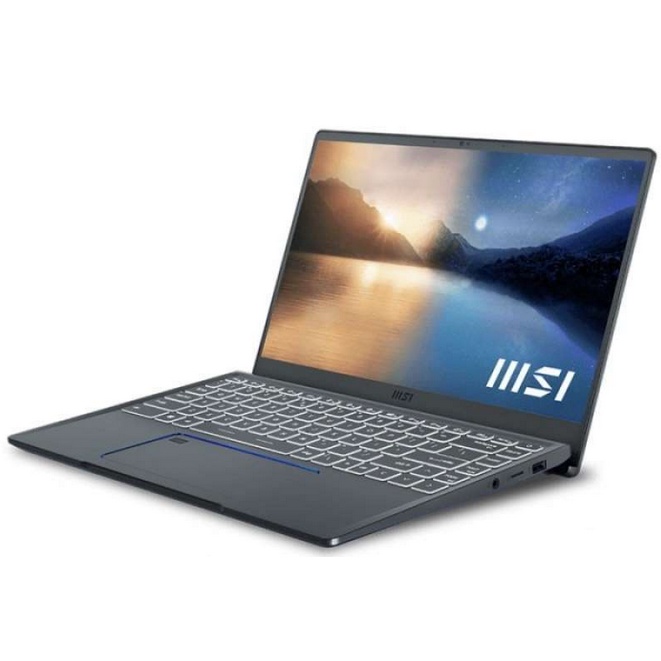 LAPTOP MSI PRESTIGE 14 EVO INTEL I7 1185G7 16GB 1TB SSD IRIS XE 14FHD IPS BL FP WIN10HOME CARBON GREY ORIGINAL BERKUALITAS