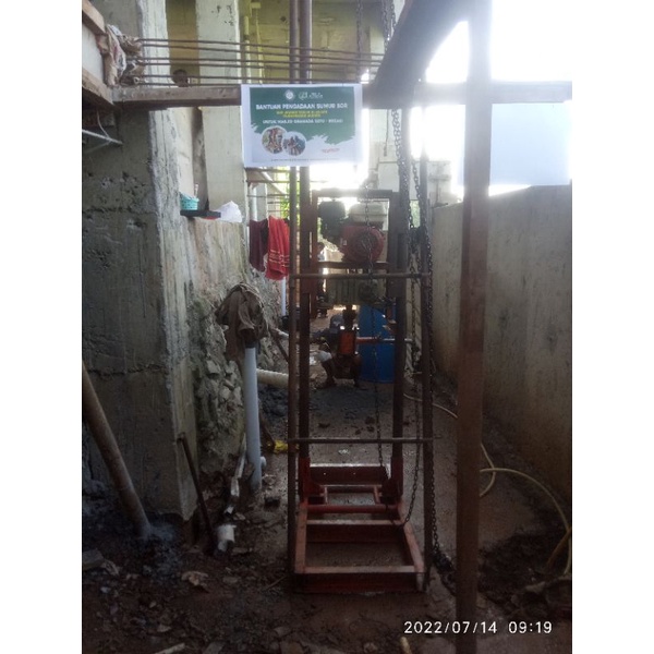 sumur bor jet pump/satelit diameter 4inc