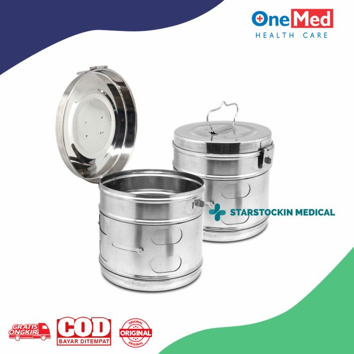 Verban Tromol Onemed Stainless Steel 15 cm