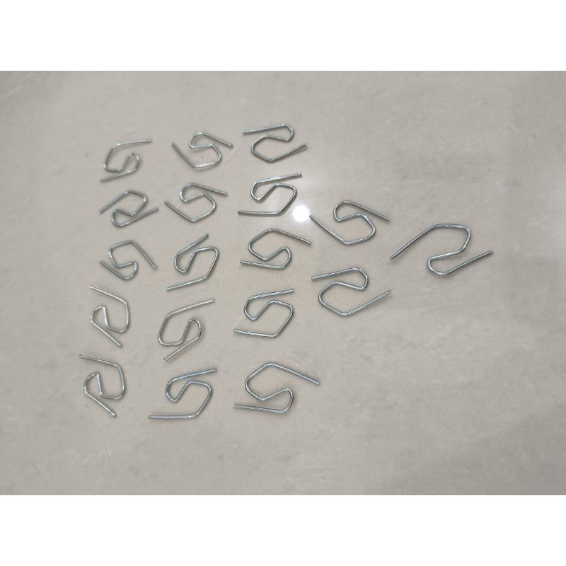 Kawat Korden / pengait Gantungan Gordyn / Horden isi 20 pcs