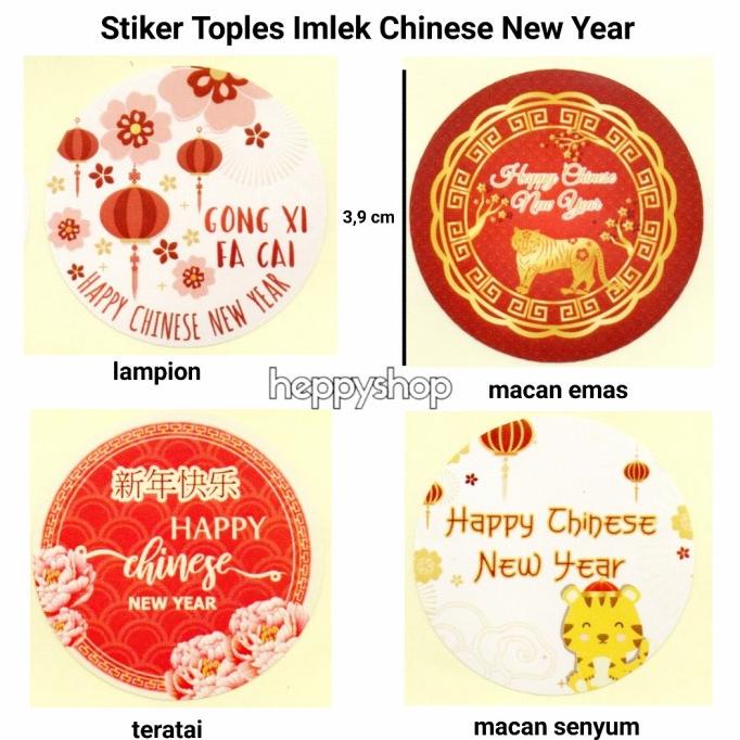 

NEW STIKER TOPLES IMLEK CHINESE NEW YEAR (BULAT) ORIGINAL
