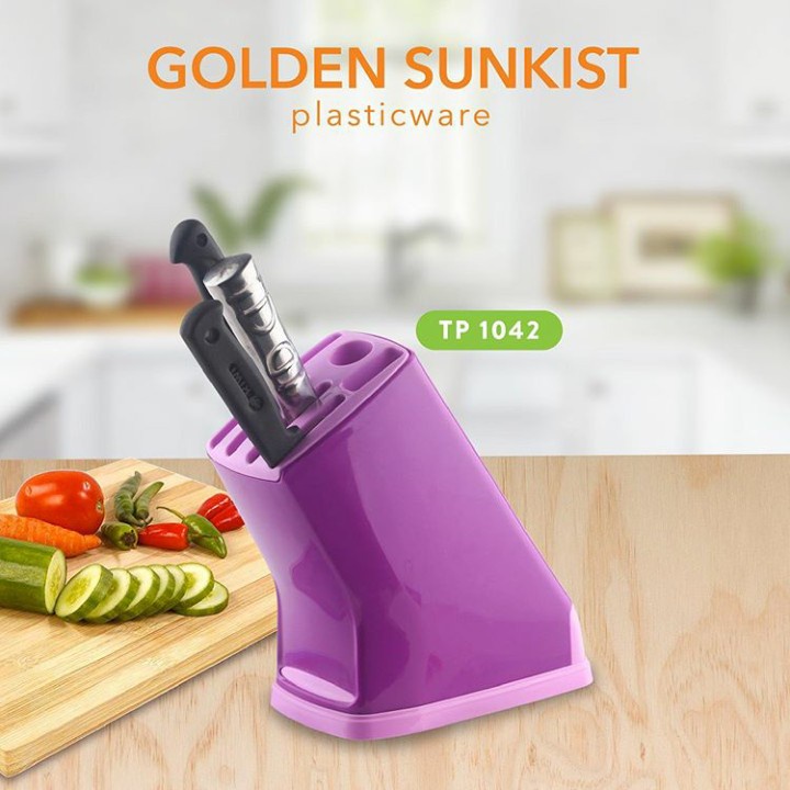 Tempat Pisau Golden Sunkist TP 1042 Rak Pisau Gunting Dapur tebal