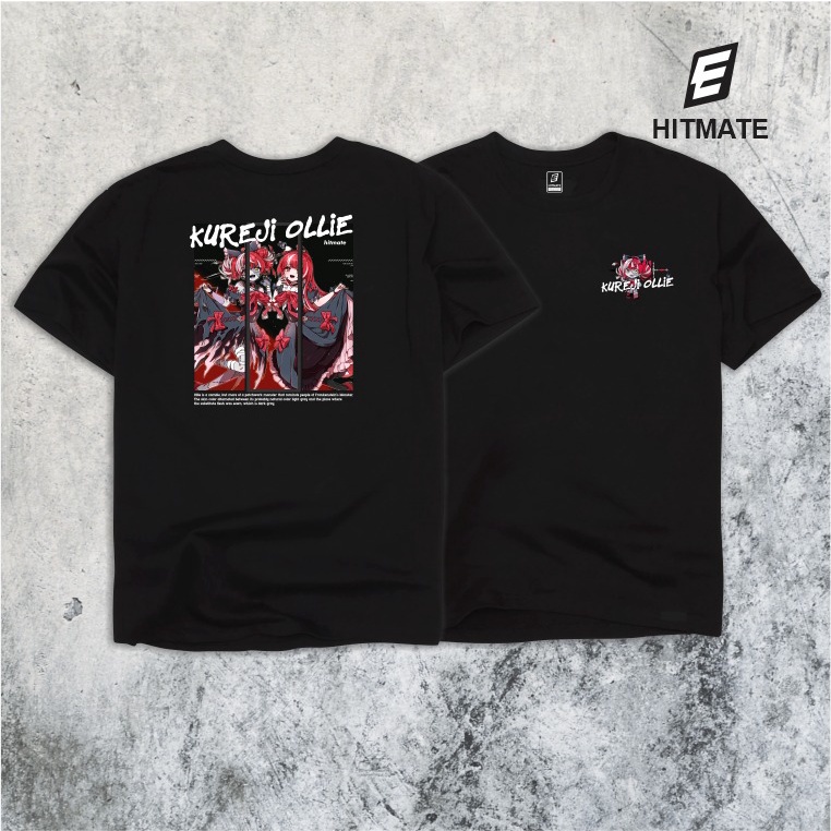 Kaos Anime Kureiji Ollie Hololive Baju Manga Kureiji Ollie