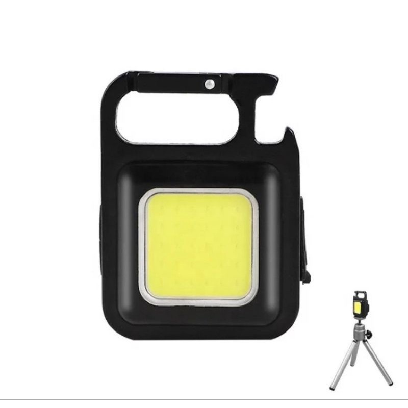 Lampu Led Gantungan Kunci Multifungsi / Lampu Camping USB CAS Rechargeable / Led