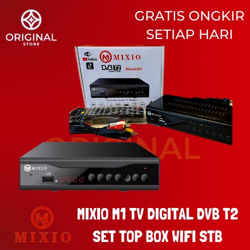 [ READY STOK ] SET TOP BOX STB TV DIGITAL TABUNG MIXIO DVB HD EWS