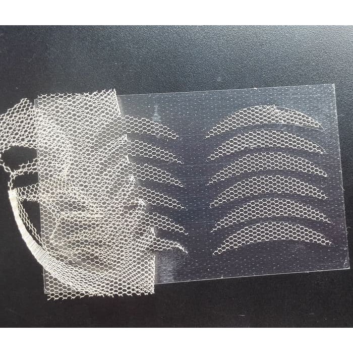 CSP118 – PERLU PAKAI LEM 12pcs Skot Mata Jaring Nude Jaring Make Up Lipatan Mata Invisible Double Eyelid