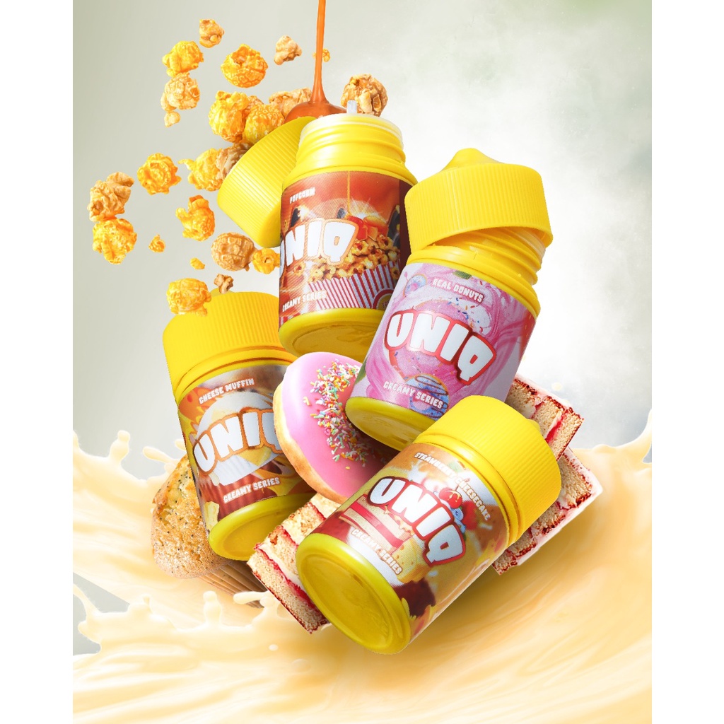 AUTHEN LIQUID UNIQ CREAMY SERIES  BY JUARA RASA INDONESIA - POPCORN