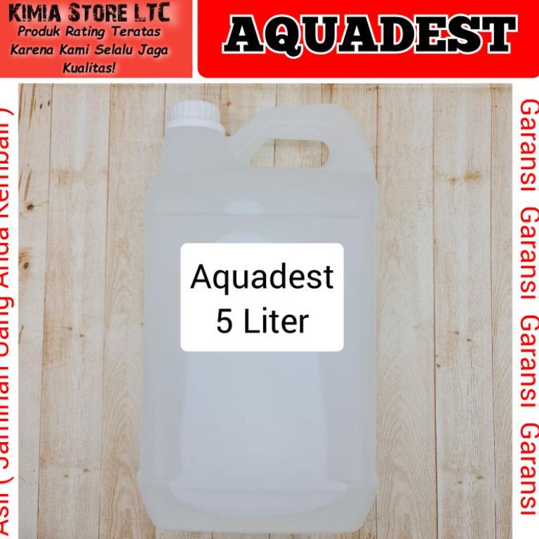F921 Aquadest 5 Liter / Air Suling 5 Liter FLASH SALE ヒ