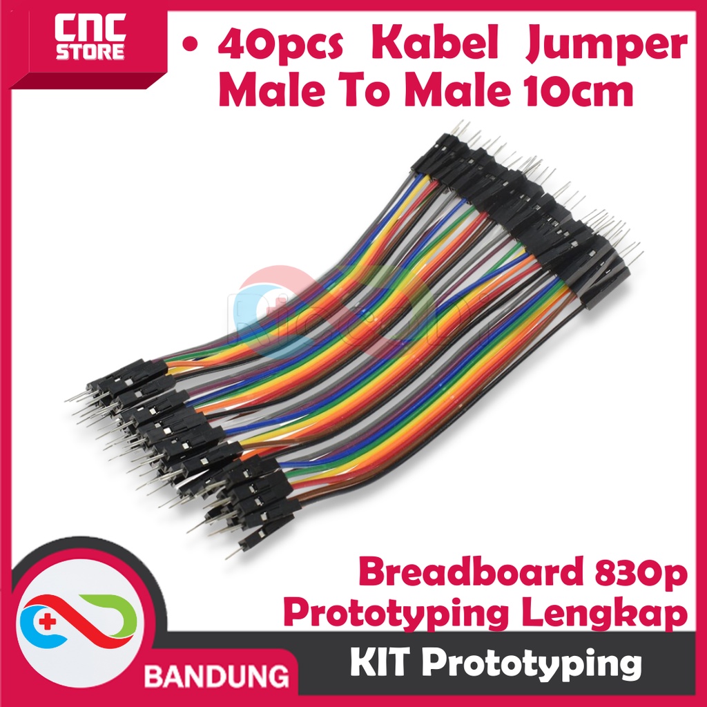 PAKET LENGKAP BREADBOARD KIT PROTOTYPING MB102 830P