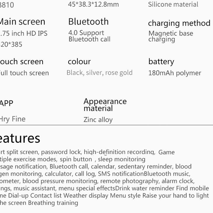 Harga Termurah Dennos T600 PRO SmartWatch 1,75" Jam Tangan Pintar Heart Rate original