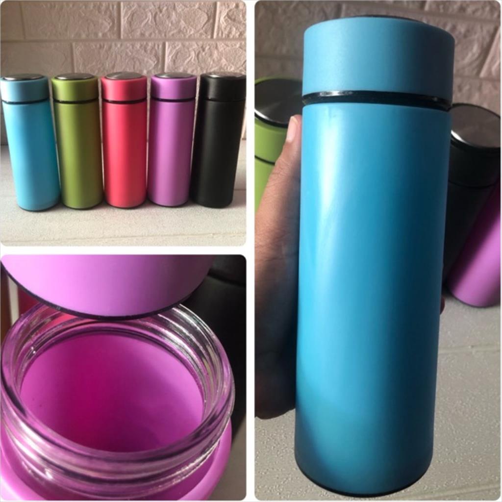 OTS 235 - My Bottle Botol Kaca Minum Seri Polos Plain Warna Warni Tumbler Termos Unik BPA FREE Bahan Beling