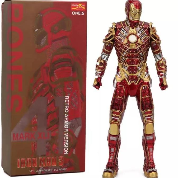 Ironman Bones Crazy Toys Action Figure Iron Man Storpatmaa