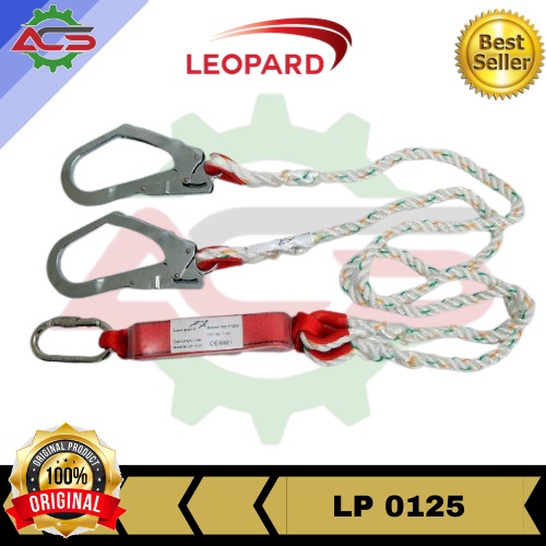 

Lanyard Double Big Hook Absorber LP 0125 LEOPARD lanyard safety