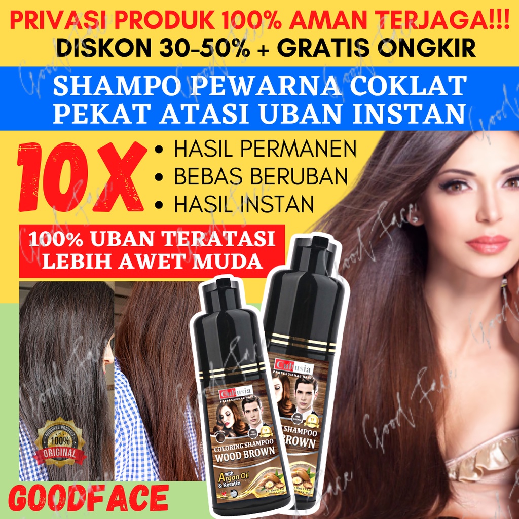 CULTUSIA COLORING SHAMPO WOOD BROWN 160ML HAIR COLOR SHAMPOO PEWARNA RAMBUT