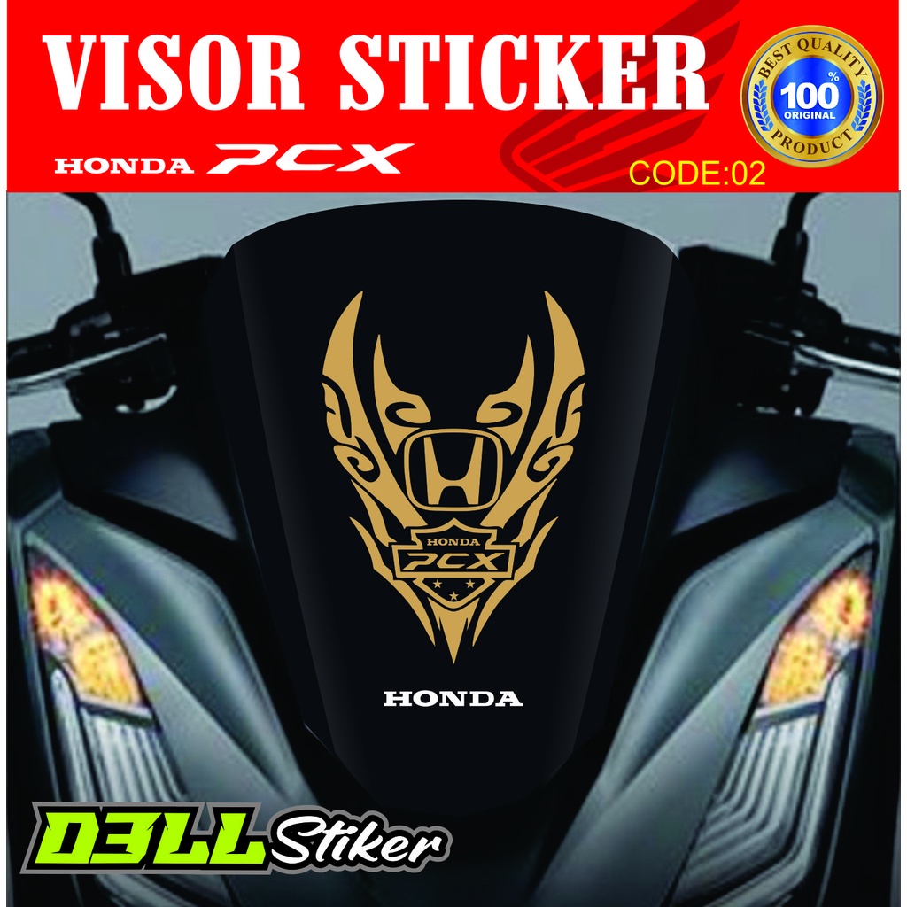 STIKER MOTOR PCX / STIKER VISOR PCX / STIKER KEREN TERBARU PCX