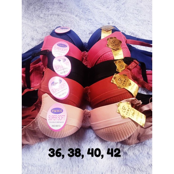 FEMA BRA CUP BESAR TANPA KAWAT/ BH FEMA/BRA FEMA CUP BESAR KAIT 3