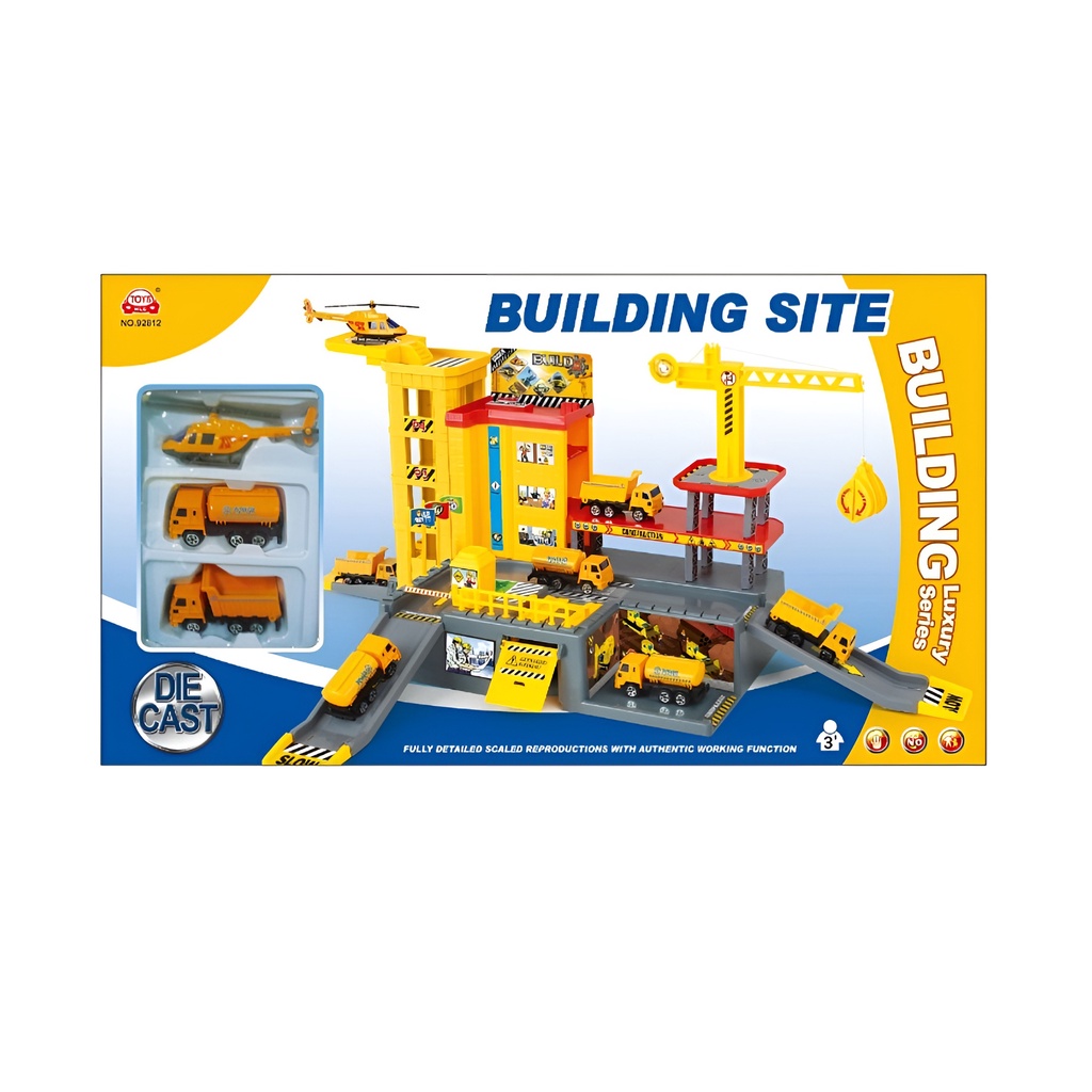 Parking Lot Office | Mainan Anak Laki Laki Mobil Mobilan Besar | Mainan Anak Cowok 3/4/5/6 Tahun