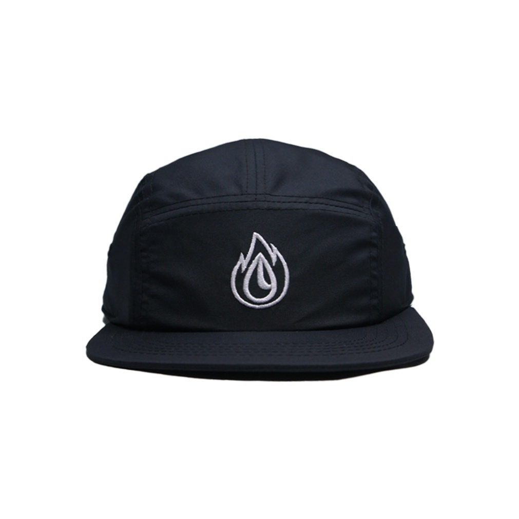 CROOZ OG LOGO 5-PANEL HAT BLACK