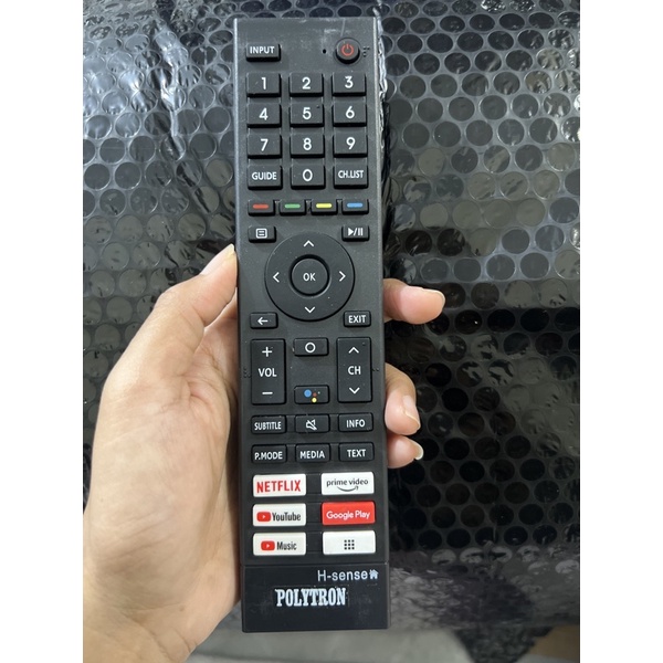 REMOTE REMOT TV POLYTRON HISENSE YOUTUBE SEPERTI ORIGINAL