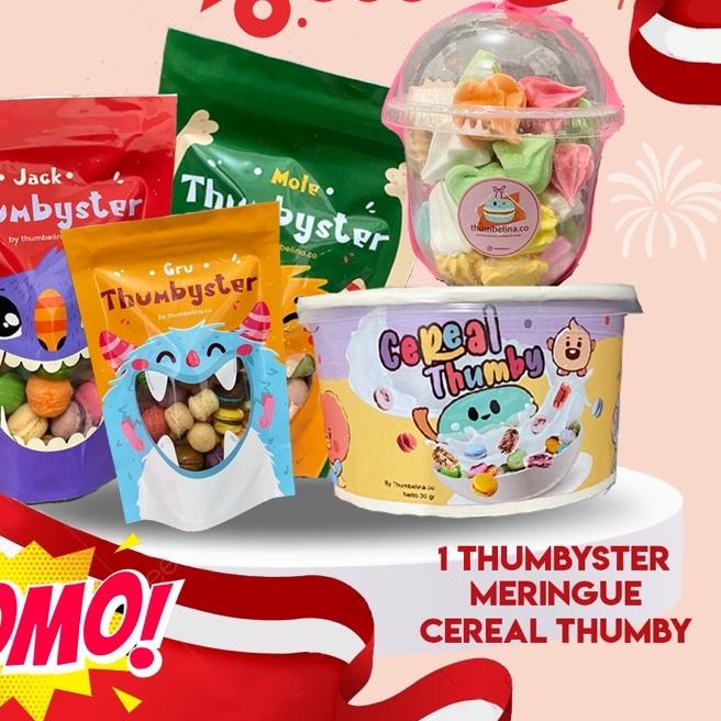 

limited STOCK!PAKET HEMAT 1 Macaron Thumbyster, Meringue, Cereal|SQ8