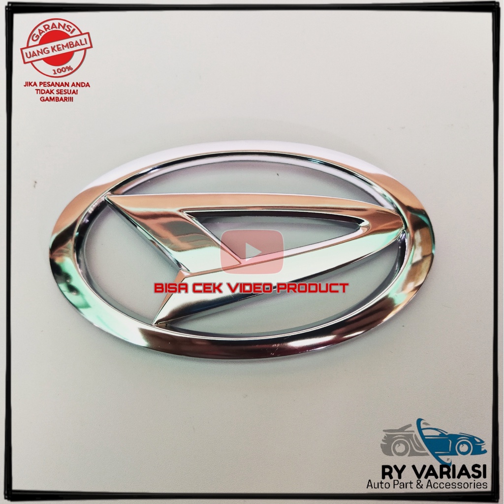 Logo Daihatsu Original emblem logo daihatsu full chrome