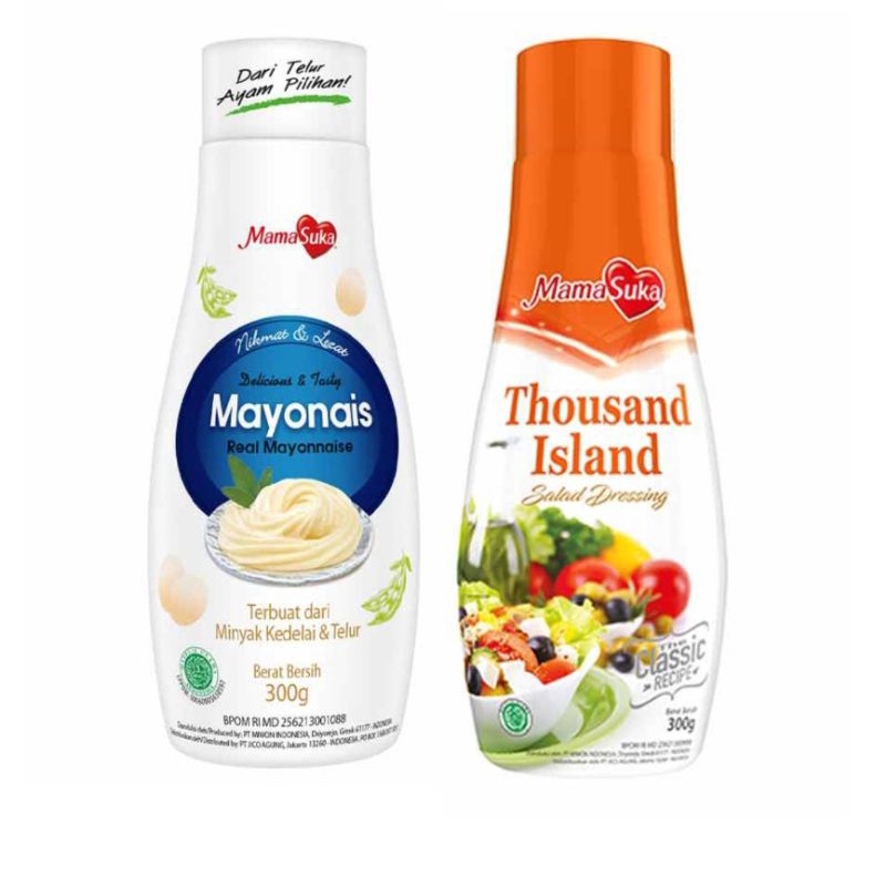 

Mama Suka Mayonais thousand island salad dressing 300g MamaSuka