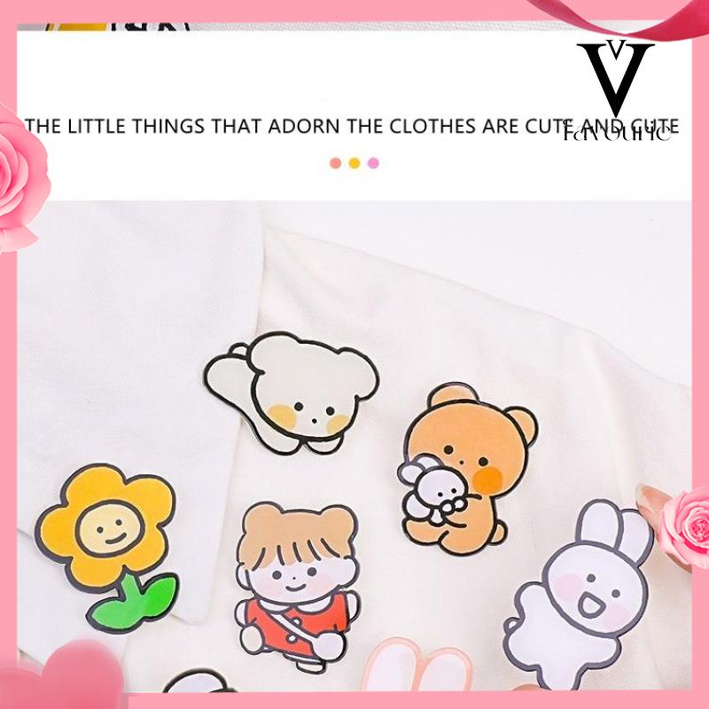 CODBros Pin lucu  Acrylic Gaya Korea Pin Tas Lucu Cute Pin Import-FA