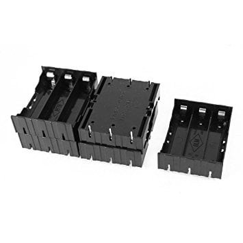 Paralel 3x 18650 Battery Holder Plat Lempengan Kotak Baterai Batere