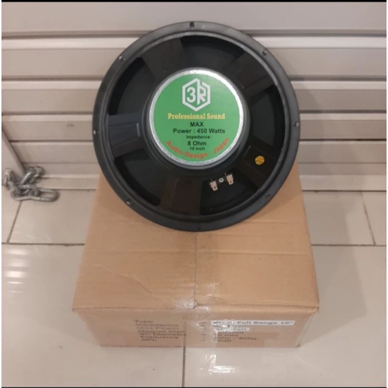 speker component 3r 10 inch full ranger 450 with blac series original