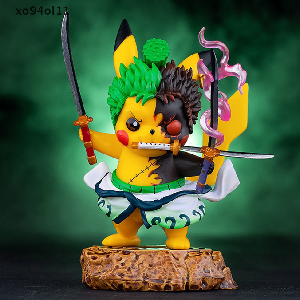 Xo Anime Pokemon Pikachu Cosplay Roronoa Zoro ONE PIECE GK Collection Hadiah Ulang Tahun OL