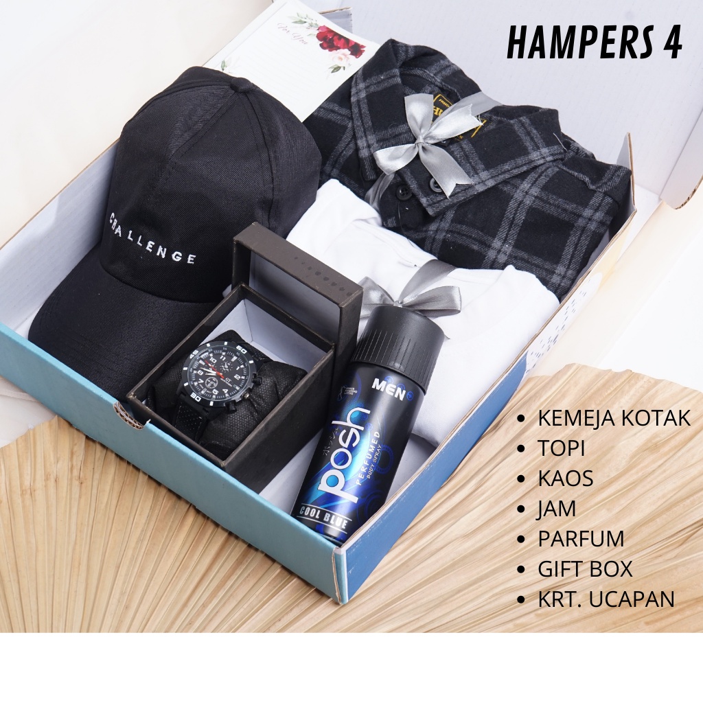 HAMPERS KADO HADIAH ULANG TAHUN PRIA TREN TERBARU