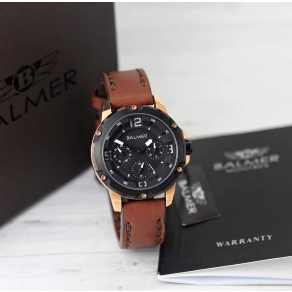 Jam tangan Wanita  Balmer 7979 tali kulit original wanita