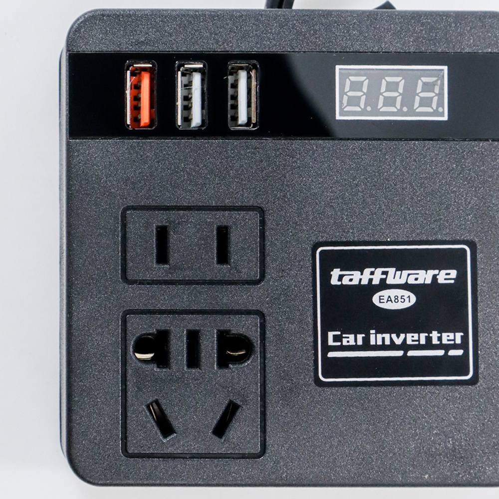 Taffware Car Power Konverter Fast Charging Inverter 100W - EA851