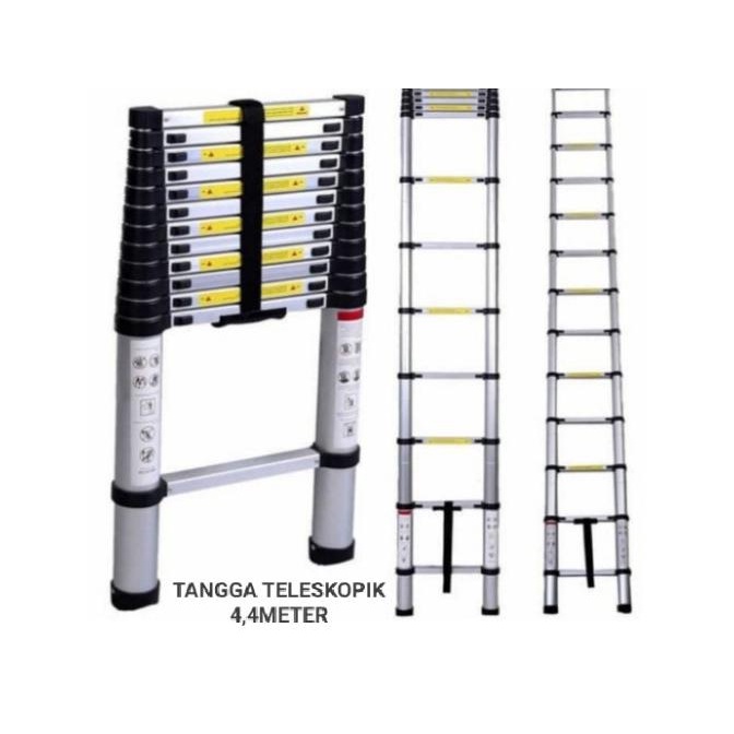 Tangga Teleskopik 4,4 Meter/Tangga Lipat/Tangga Teknisi