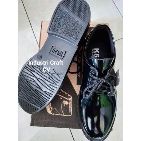 [BLI.21De22l] (FREE KAOS KAKI PDH) Sepatu PDH Pendek TNI 01 Kilap Sepatu Dinas Kerja Satpam Security