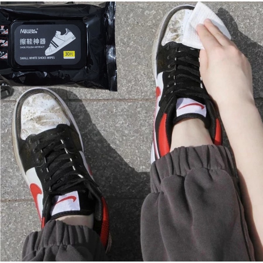 NA -Pembersih Sepatu Sneaker Tissue Khusus Lap Sepatu Shoes Wipes