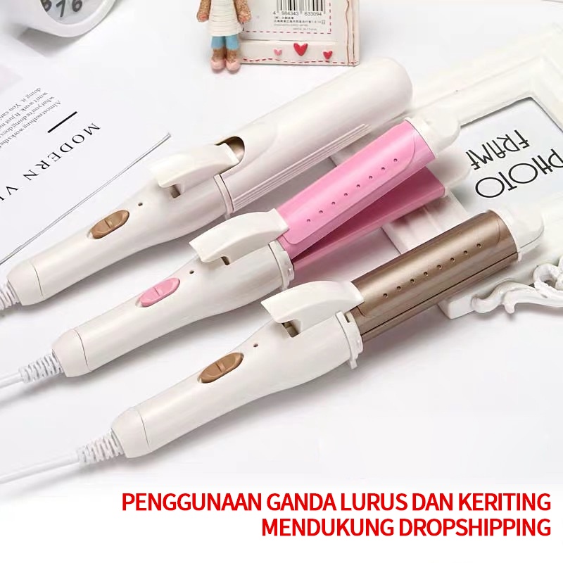 Rambut Hair Straightener Catokan Sisir Listrik / Sisir Catokan Pelurus Rambut 2 in 1 tidak menyakiti rambut straightening Combs