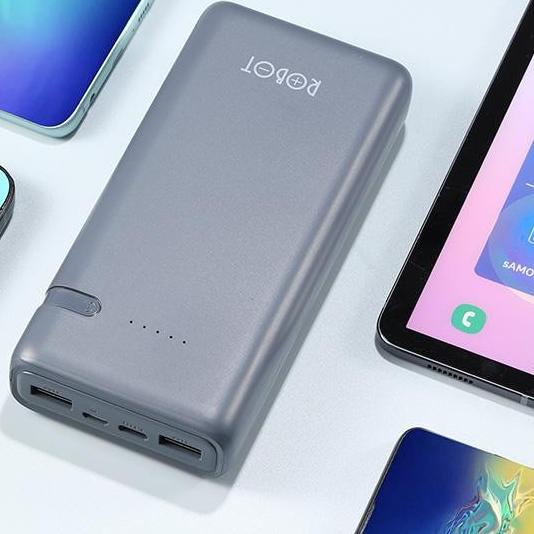New Stock POWERBANK ROBOT ( RT21 20000mah )  RT100Q  RT130  RT170  RT180 10000mah DUAL INPUT PLUS DU