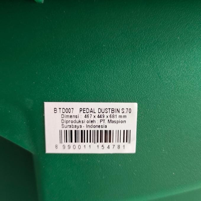 Tempat Sampah Injak 70 Liter Tempat Sampah Besar Tong Sampah Besar