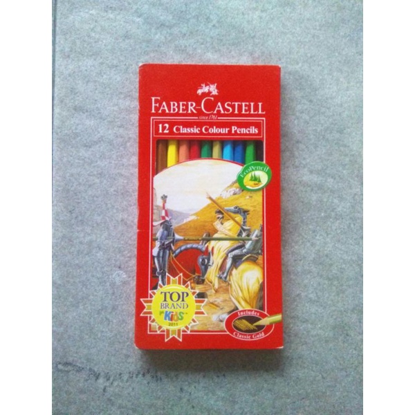 

pensil warna 12 classic faber Castell