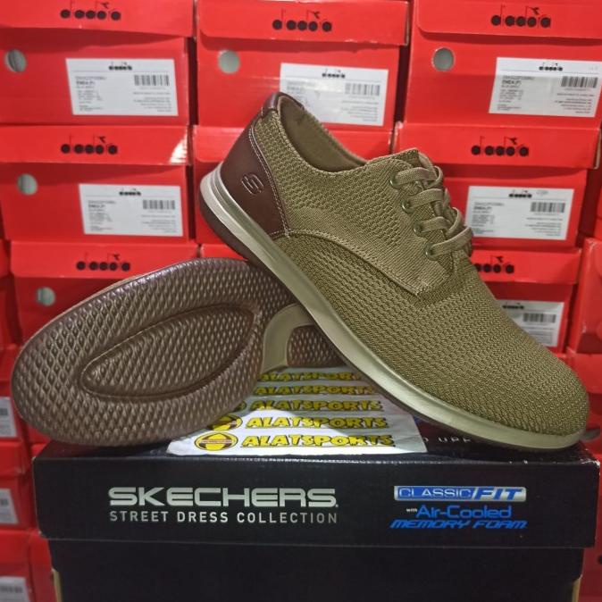 Skechers Darlow Velogo Sepatu Casual Formal Pria ORIGINAL