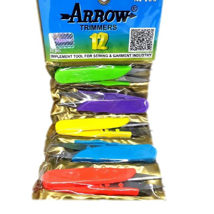 

Limited - ARROW Gunting Benang Jahit Warna @1 Lusin (12 pcs) ✓