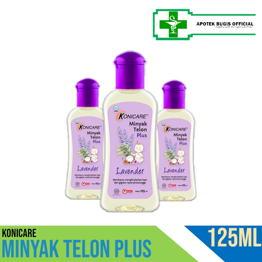 Konicare Baby Oil - Minyak Telon Plus - Minyak Kayu Putih 125mL