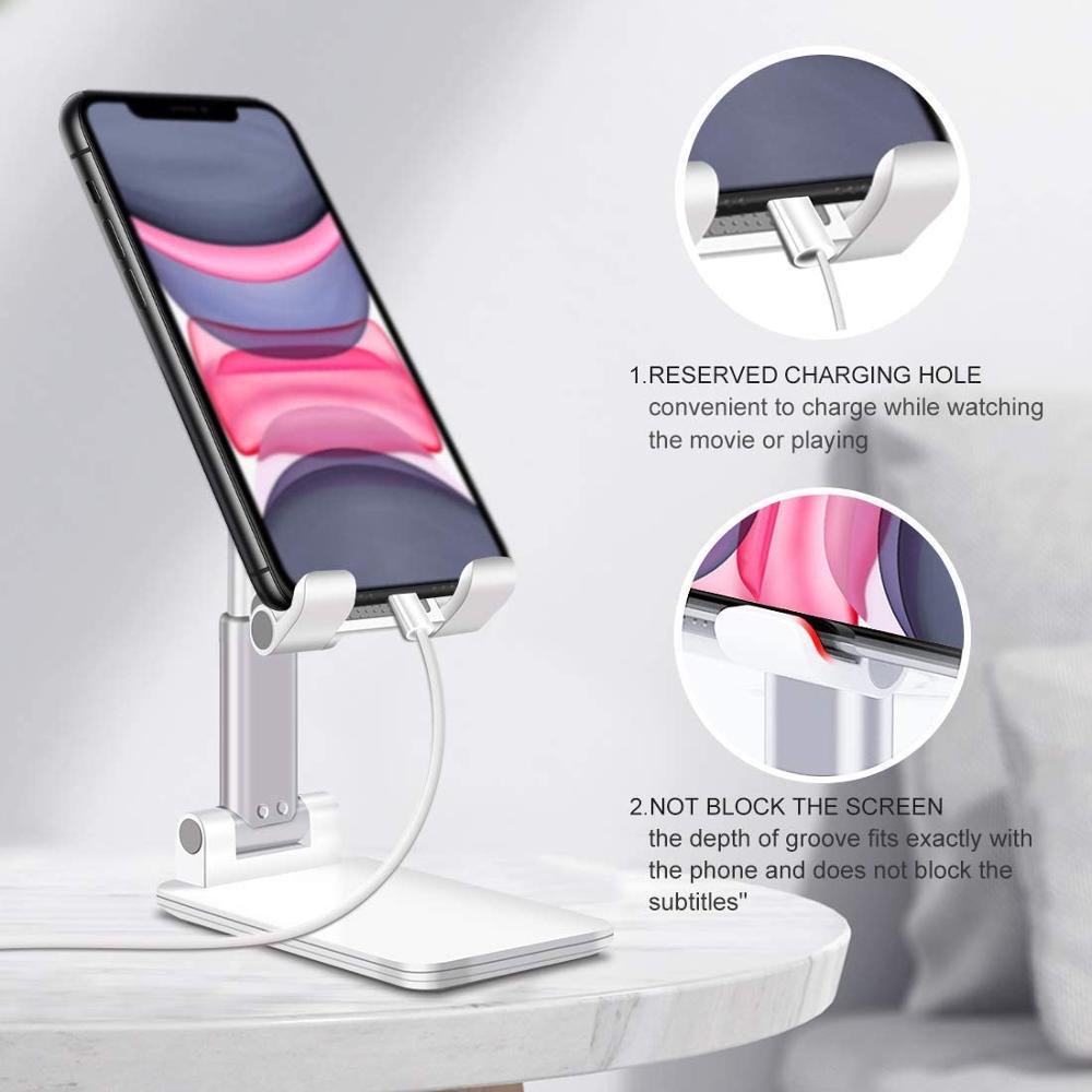 ONLYONE12 Desktop Phone Holder Tablet Holder Adjustable Portabel / Penyangga Handphone Tatakan Hp Bisa di Lipat