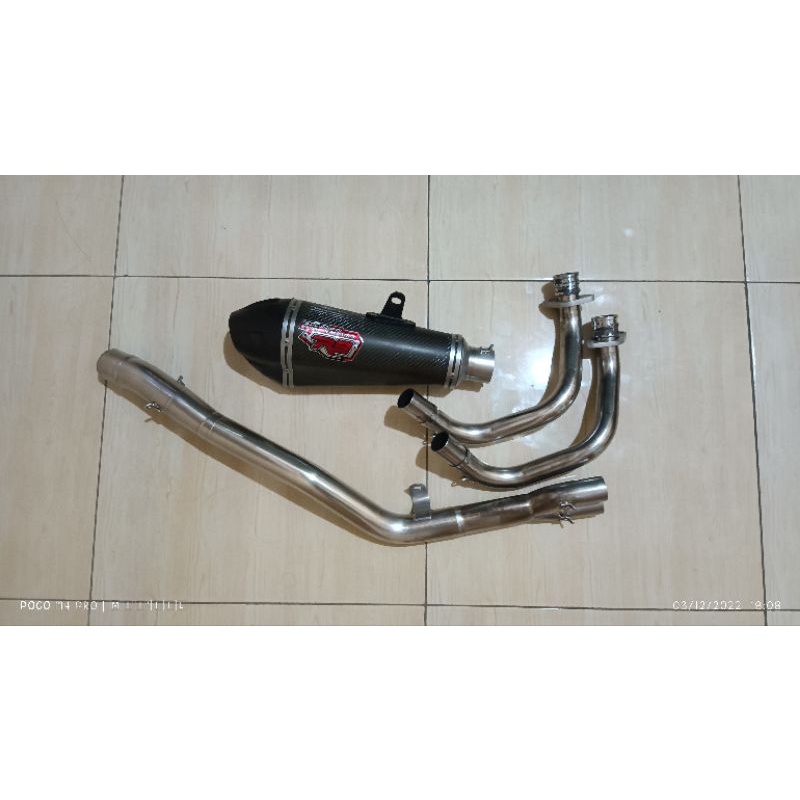 Knalpot CBR250RR R9 Austin carbon original