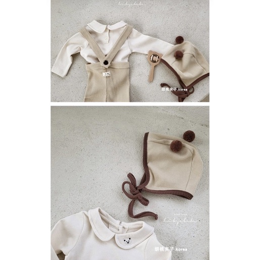 Dudu overall set bayi leging bayi set