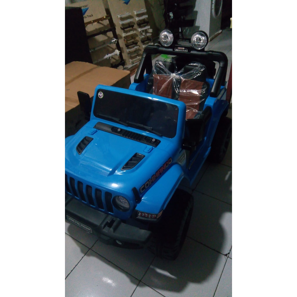 Mainan Mobil Aki Anak Jeep Comando Shp Volta 5088