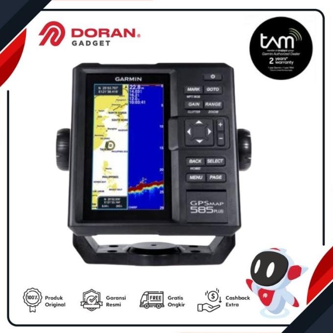 Garmin GPS MAP 585 Plus SEA Display Unit Original Garansi Resmi TAM